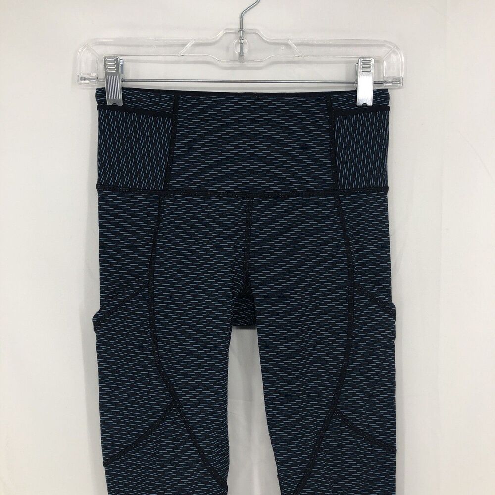 Lululemon Compression Running 19” Capri Leggings Side, Gel 11 Pockets 4